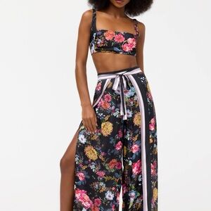 Johnny Was Baccara Floral Wrap Pants